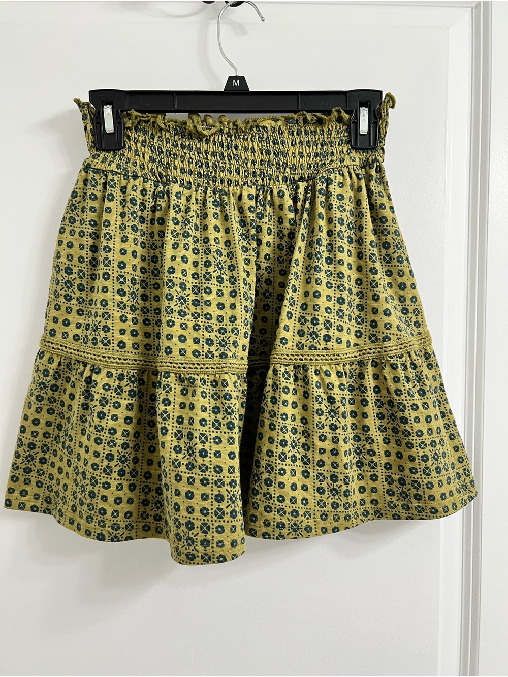 NWT Toad&Co Chaka Tiered Ruffle Skirt Organic Cotton Small